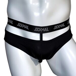 Jockmail Suspended Jockstrap Black Size‎ XL (32-34) JM254 NWT